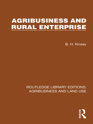 cover image of Agribusiness and Rural Enterprise